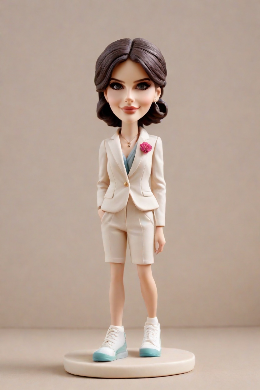 Casual Woman Figurine Bobblehead - Gift Dolls main image 0