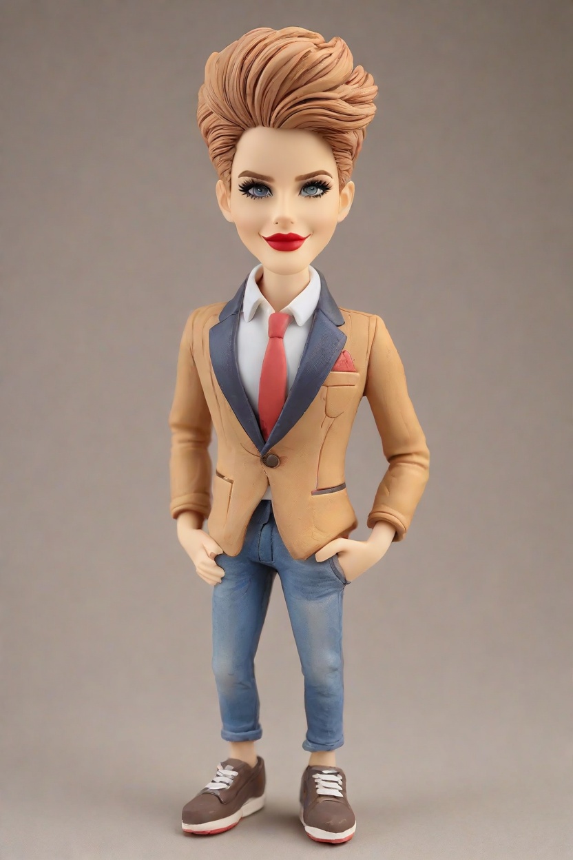 Female Celebration Bobblehead - Victory Achievement Figurine main image 1