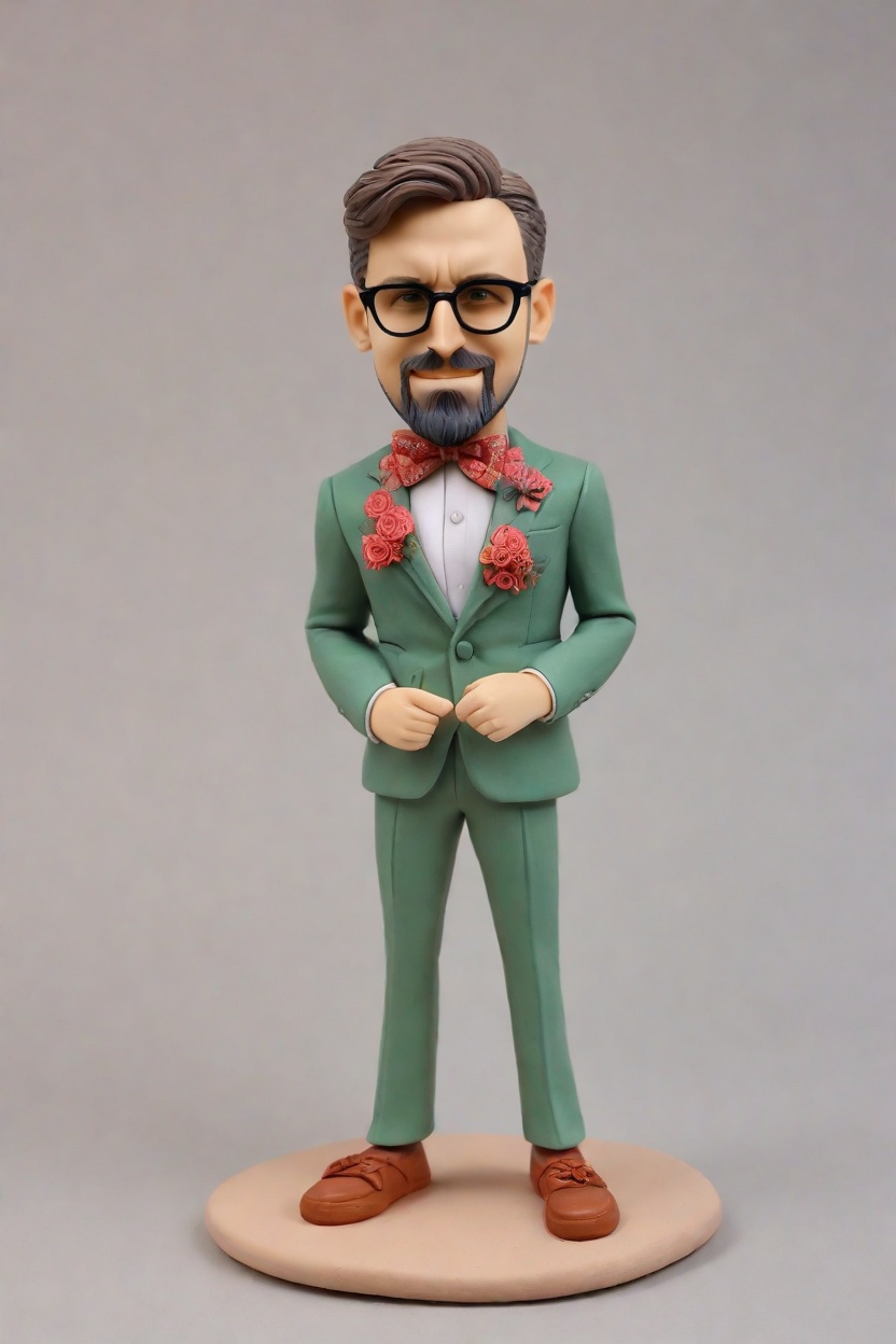Casual Woman Figurine Bobblehead - Gift Dolls main image 1
