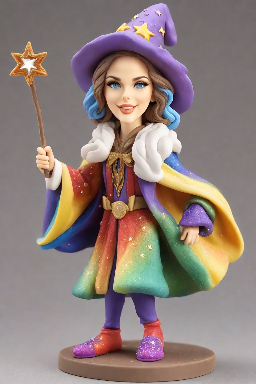 Custom Whimsical Wizard Bobblehead | HeartVoice Gifts