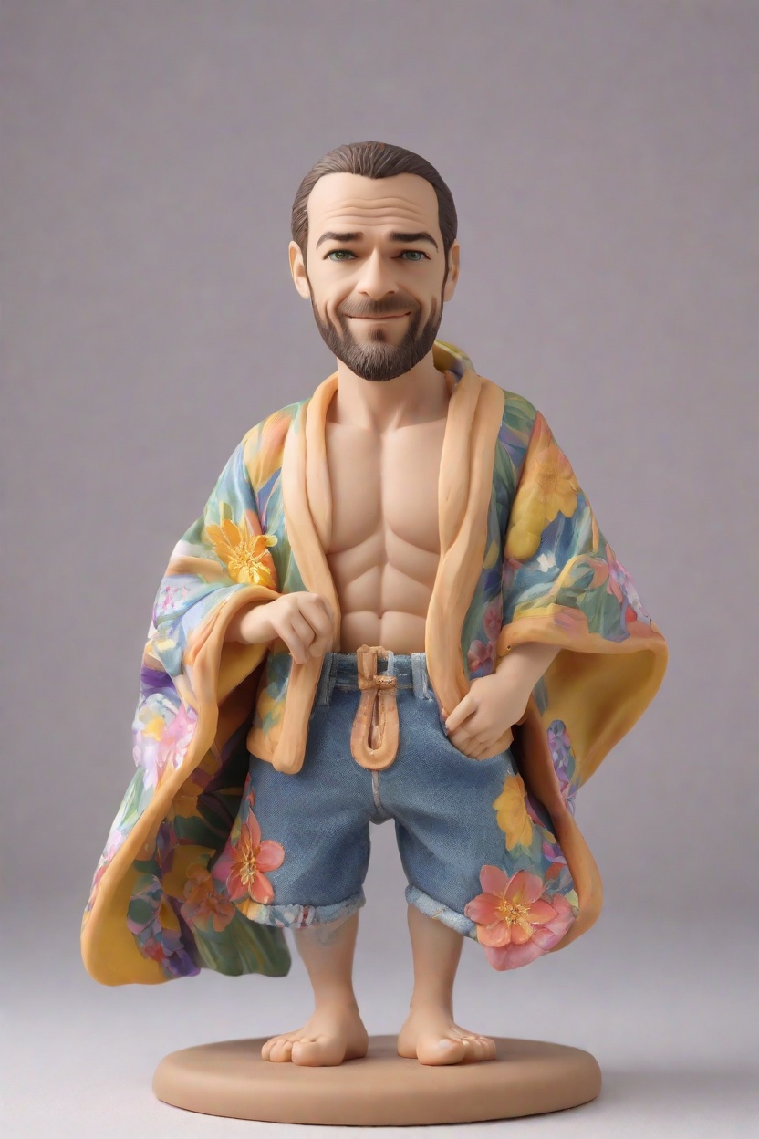 Yoga Couple Beach Bobblehead - Figurine Dolls main image 1